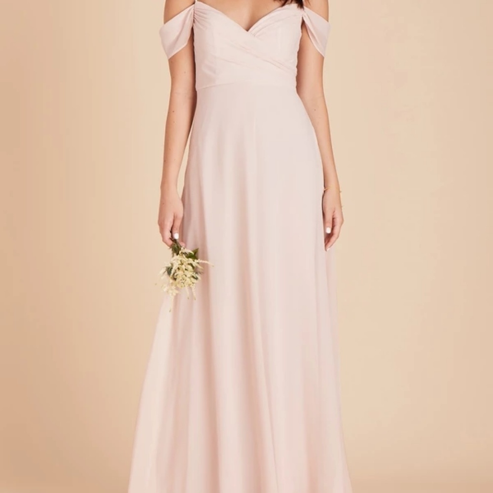Pink long dress